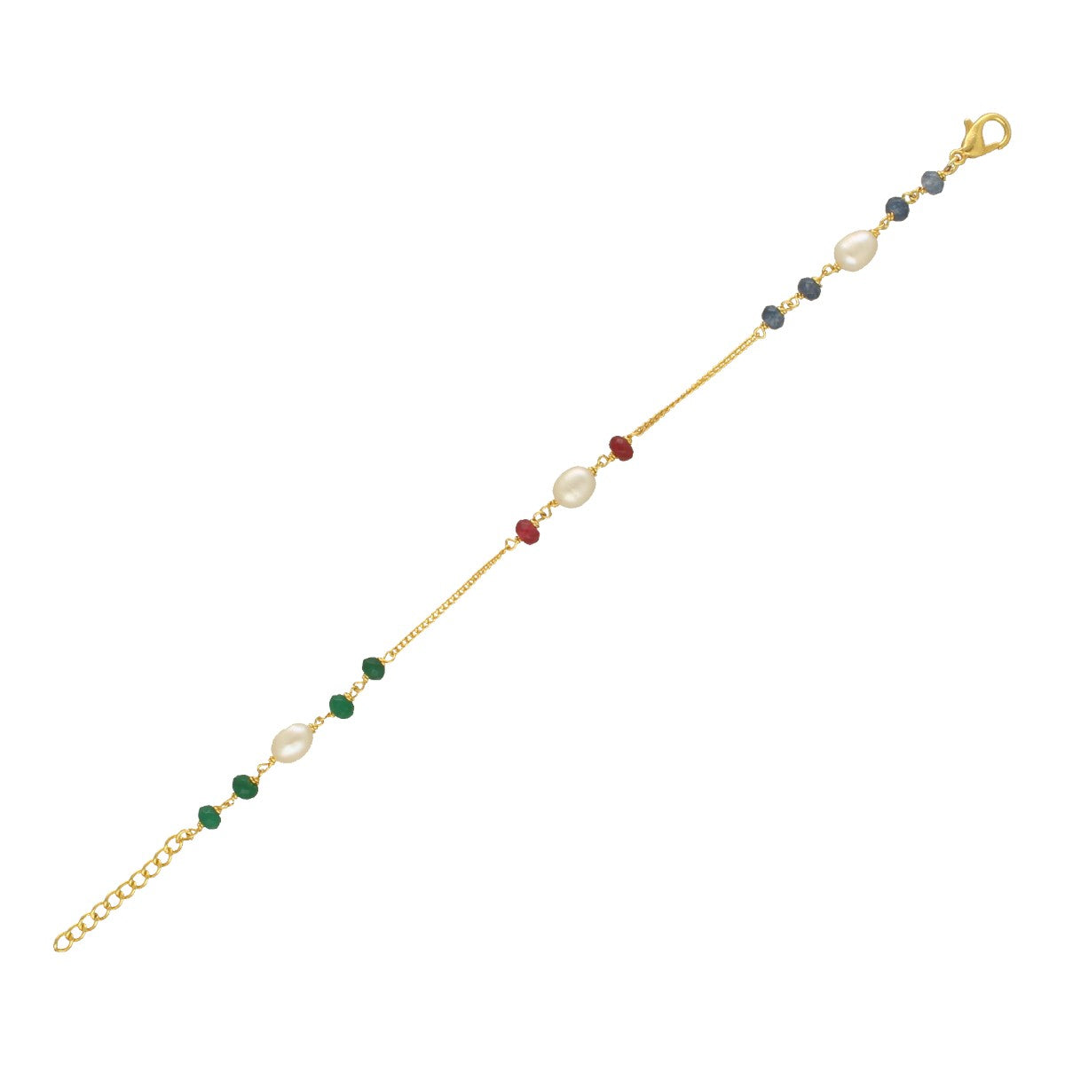 J Pearls Velmma Pearl Bracelet - Swadesiicart