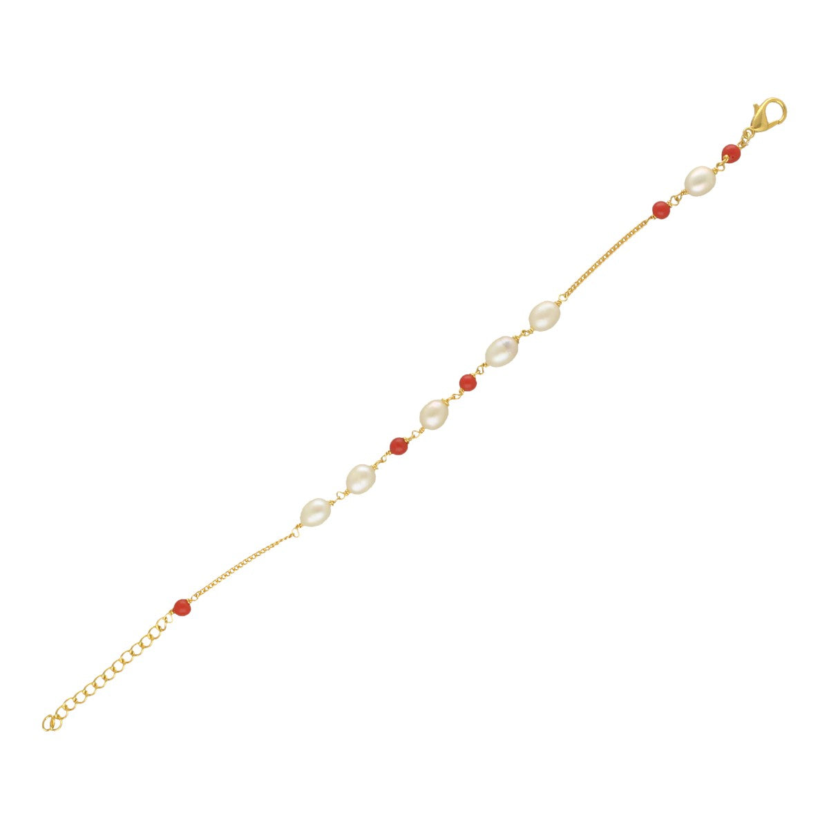 J Pearls Dayena Pearl Bracelet - Swadesiicart