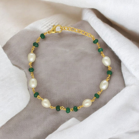 J Pearls The Empress Pearl Bracelet - Swadesiicart