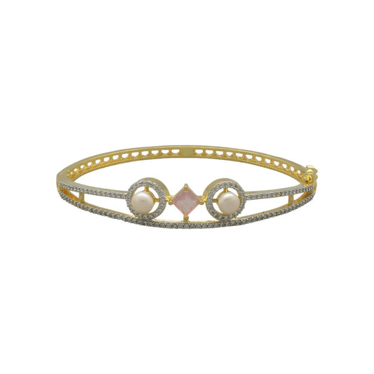 J Pearls Empress's Bloom Pearl Bracelet - Swadesiicart