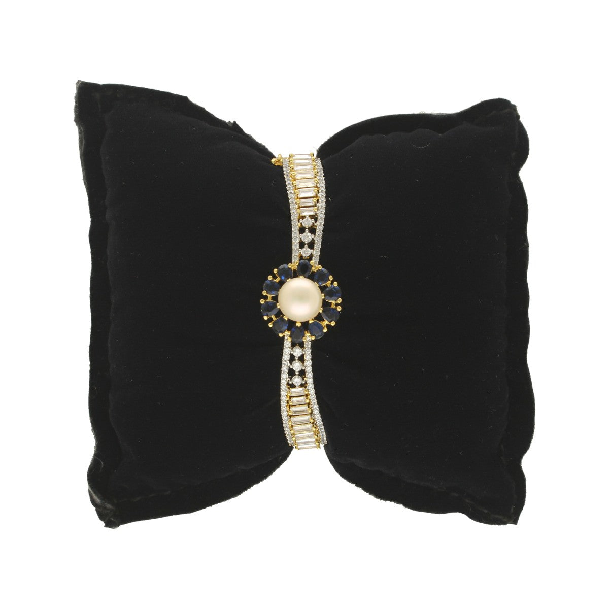 J Pearls Baroness Sparkle Pearl Bracelet - Swadesiicart