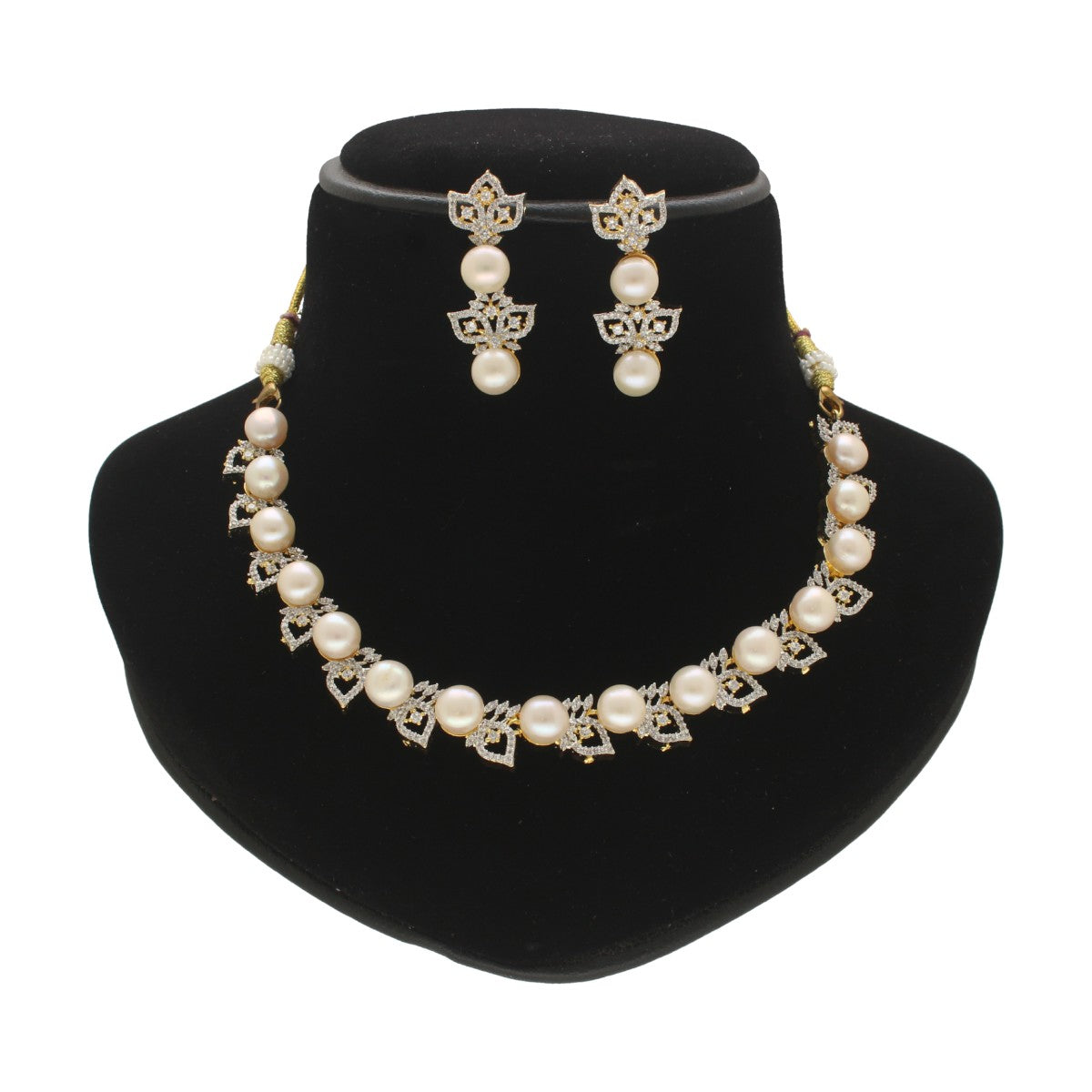 J Pearls Grand Duchess Pearl Set - Swadesiicart