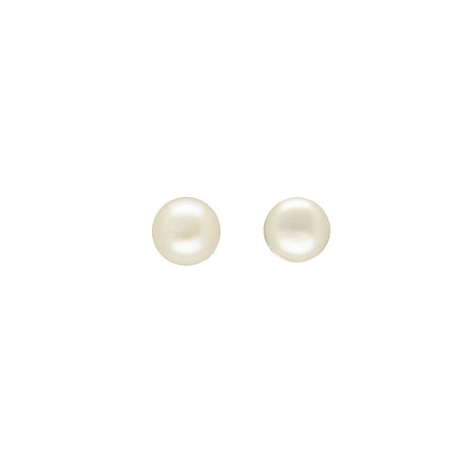 J Pearls Couture 925 Silver Stud Earrings - Swadesiicart