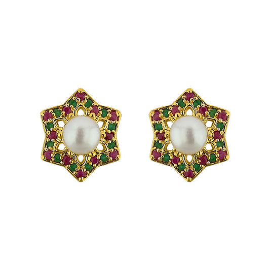 J Pearls Shining Star Pearl Earrings - Real Pearl Jewelry - J Pearls
