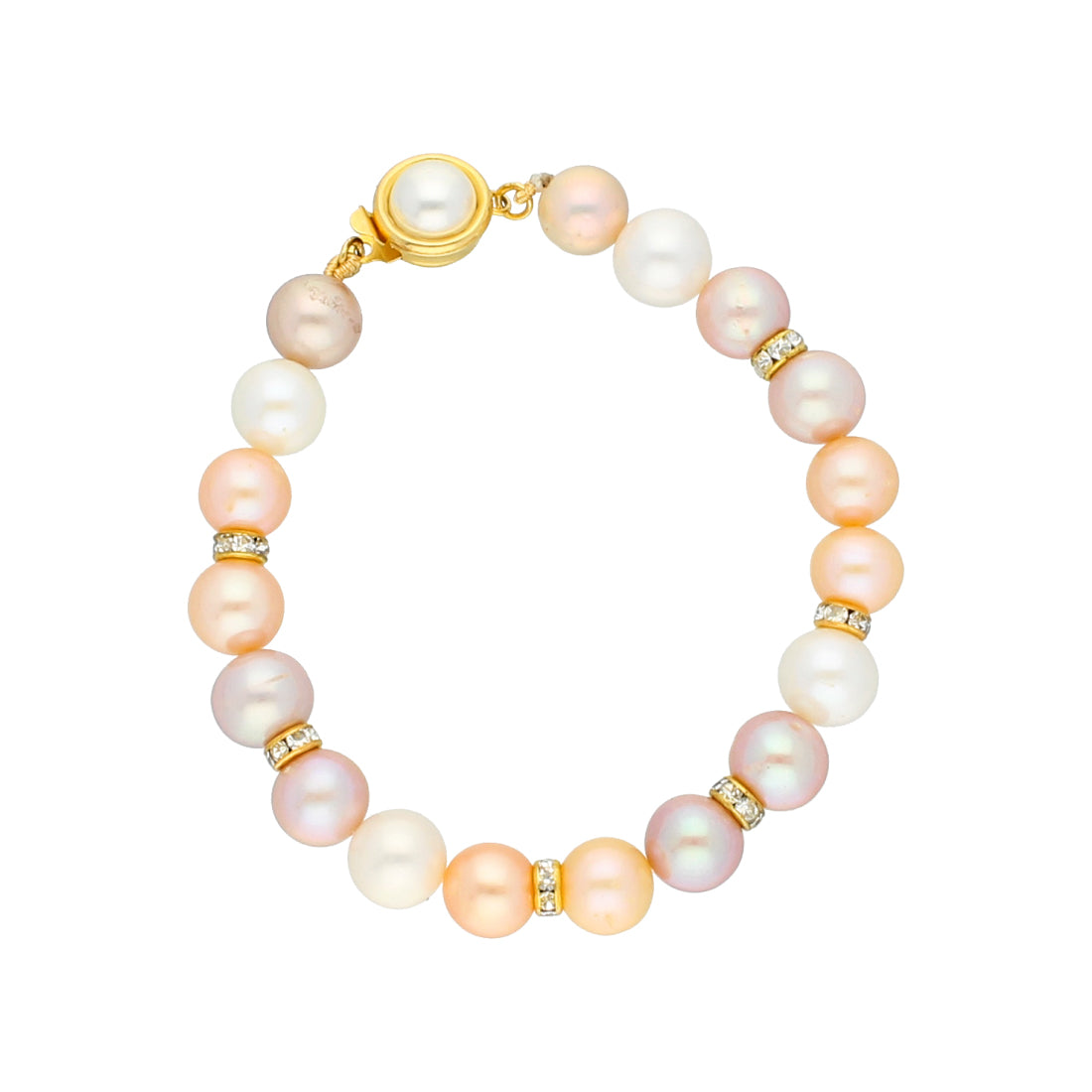 J Pearls Multicolour Pearl Bracelet - Real Pearl Jewelry - J Pearls