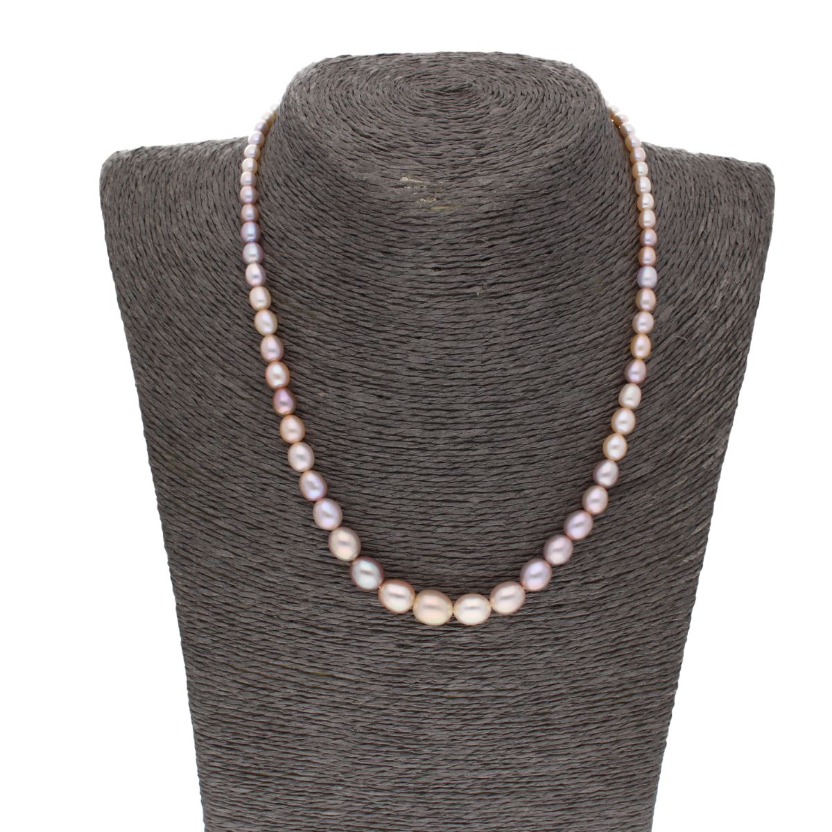 J Pearls Single Line Graded Pearl Set - Real Pearl Jewelry - Swadesiicart