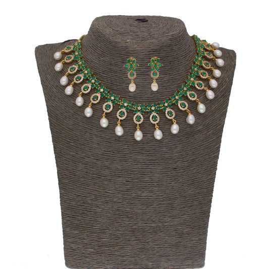 J Pearls Splendid Pearl Necklace - Real Pearl Jewelry | Swadesiicart