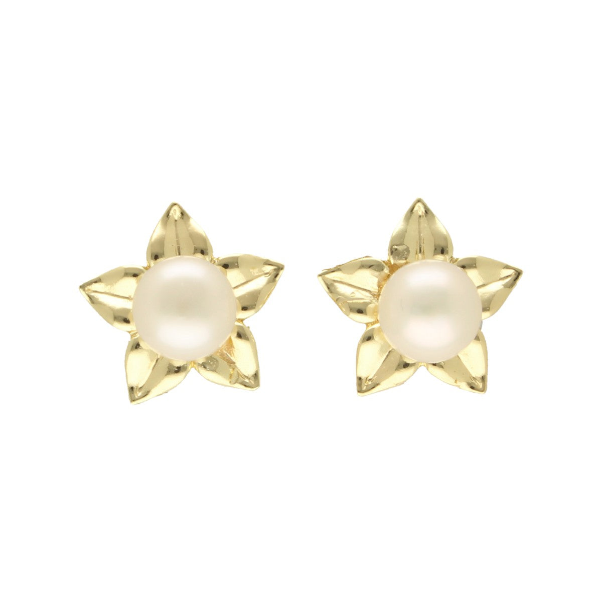 J Pearls Shinning Star Pearl Earrings - Swadesiicart
