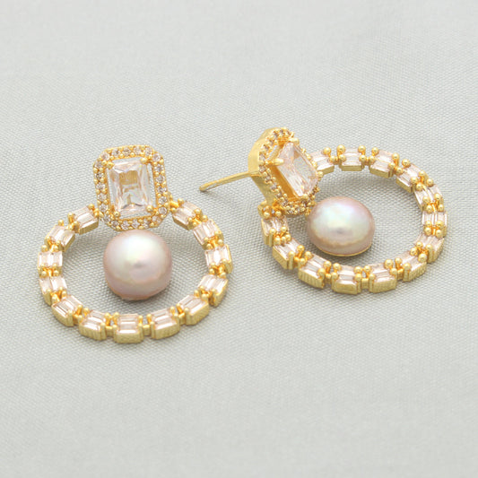 J Pearls Falak Pearl Earrings - Swadesiicart