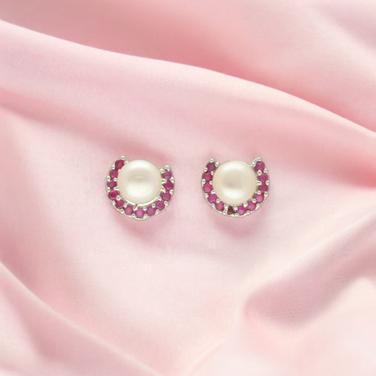 J Pearls Dheeksha Pearl Earrings - Swadesiicart