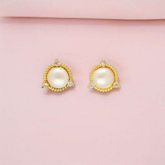 J Pearls Babita Pearl Earrings - Swadesiicart
