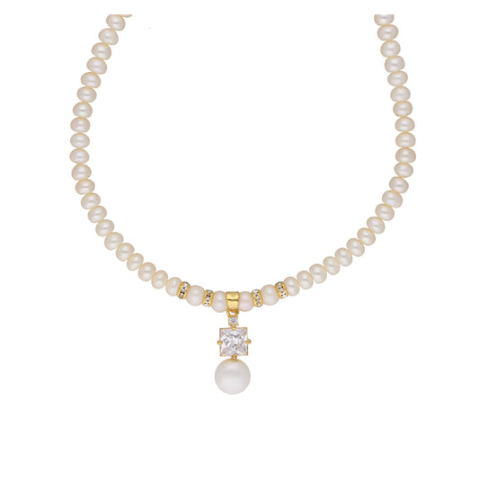 J Pearls Amazing Drop Pearl Set - Real Pearl Jewelry