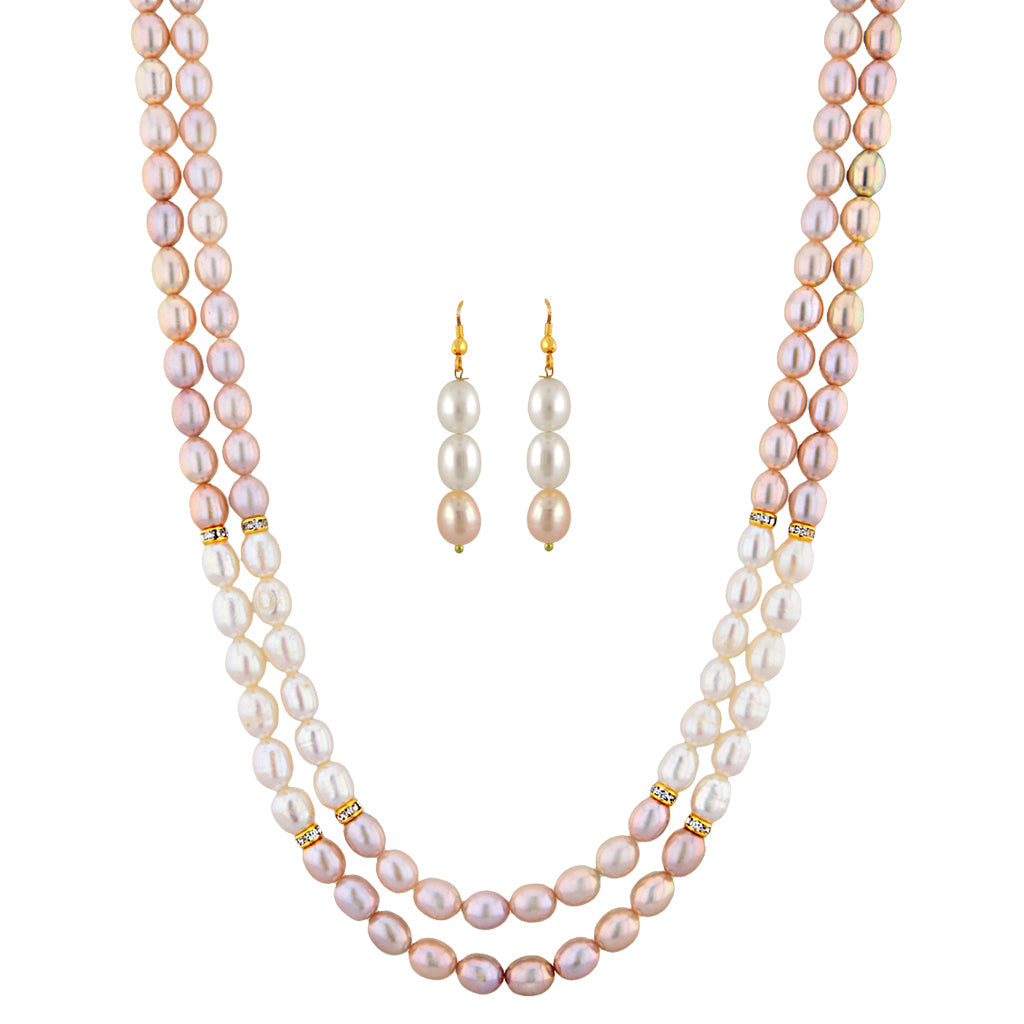 J Pearls Crusty Pearl Necklace Set - Real Pearl Jewelry - J Pearls