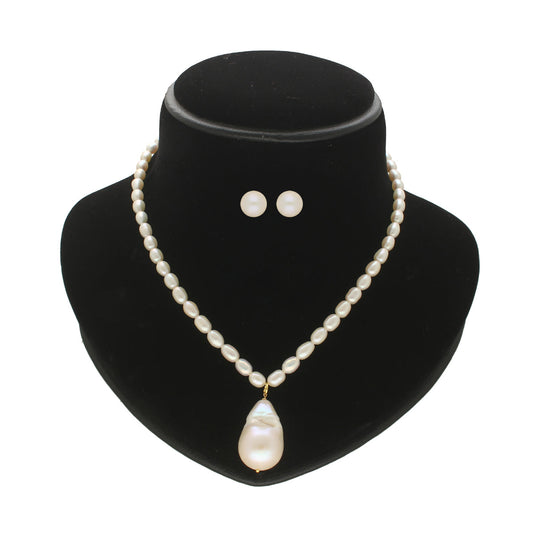 J Pearls Zora 1 Line Pearl Necklaces