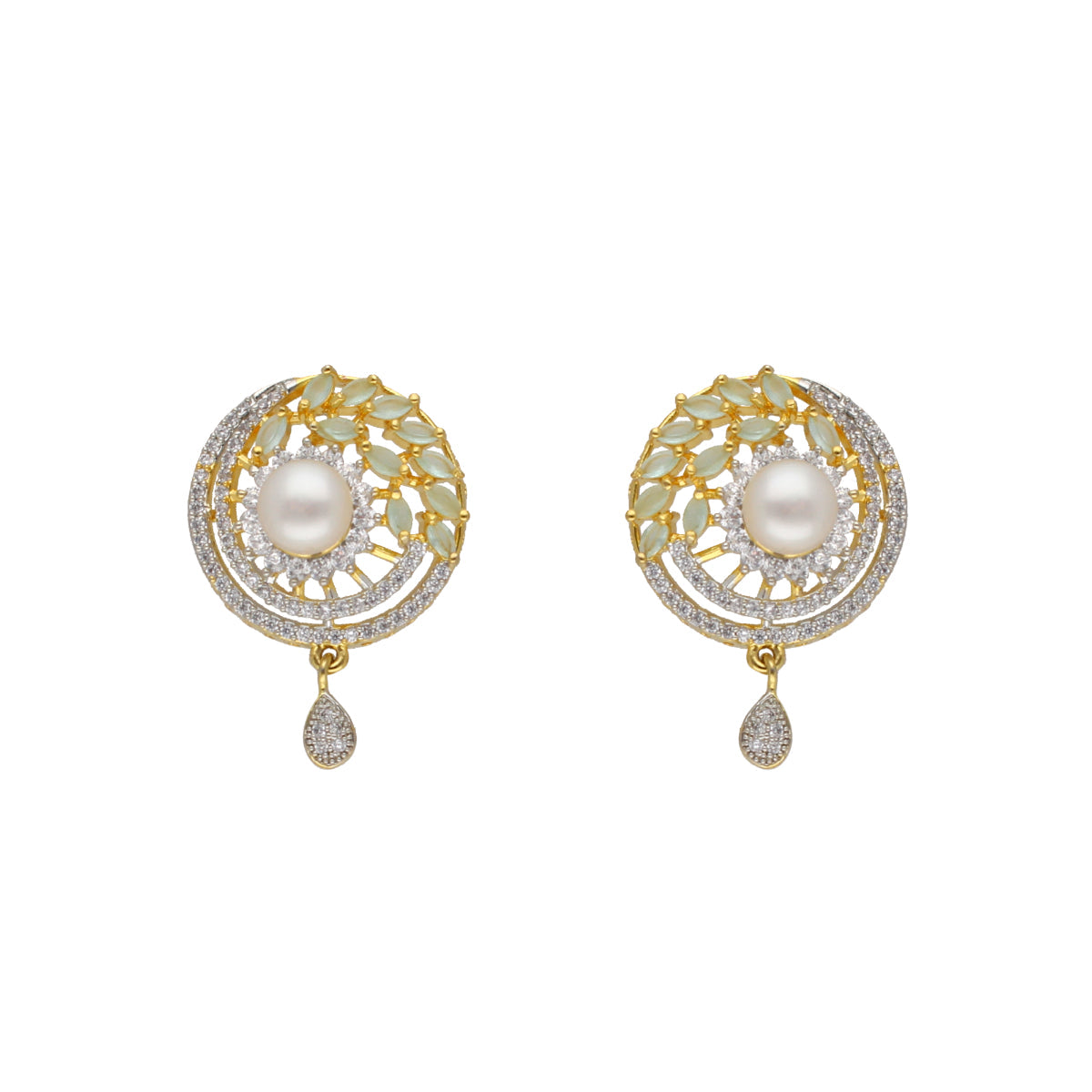 J Pearls Kyra 1 Line Pearl Sets - Real Pearl Jewelry - Swadesiicart