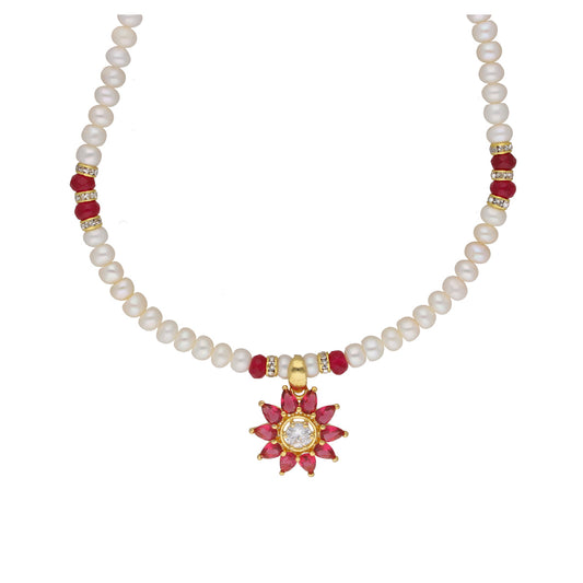 J Pearls Abdhija 1 Line Pearl Sets - Real Pearl Jewelry