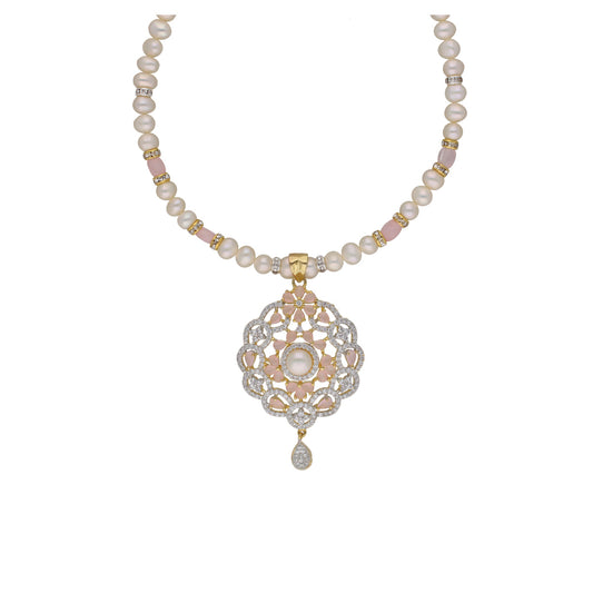 J Pearls Hemal 1 Line Pearl Sets - Real Pearl Jewelry - Swadesiicart