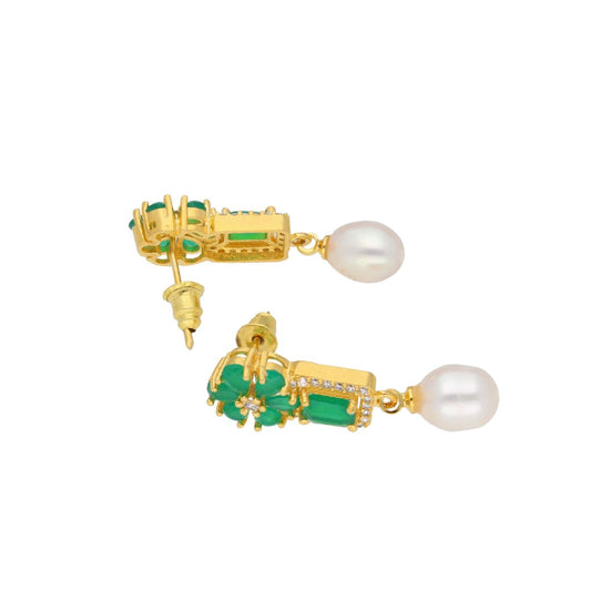 J Pearls Baani Pearl Earrings - Real Pearl Jewelry | Swadesiicart