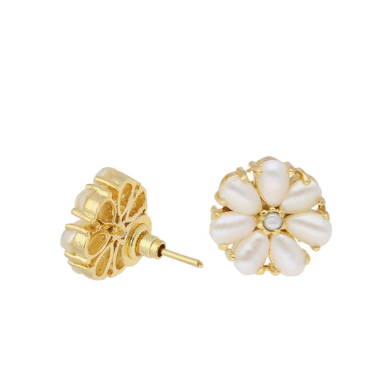 J Pearls Divine Pearl Earrings - Real Pearl Jewelry - Swadesiicart