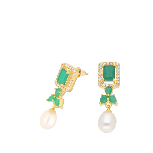 J Pearls Jaanvi Pearl Earrings - Real Pearl Jewelry | Swadesiicart