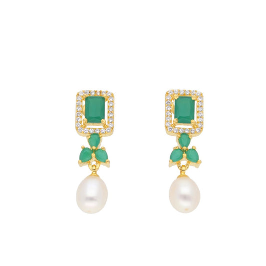 J Pearls Jaanvi Pearl Earrings - Real Pearl Jewelry | Swadesiicart