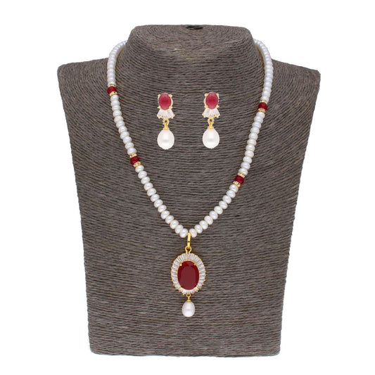 J Pearls Habi Pearl Set - Real Pearl Jewelry