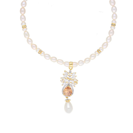 J Pearls Baani Pearl Set - Real Pearl Jewelry - Swadesiicart