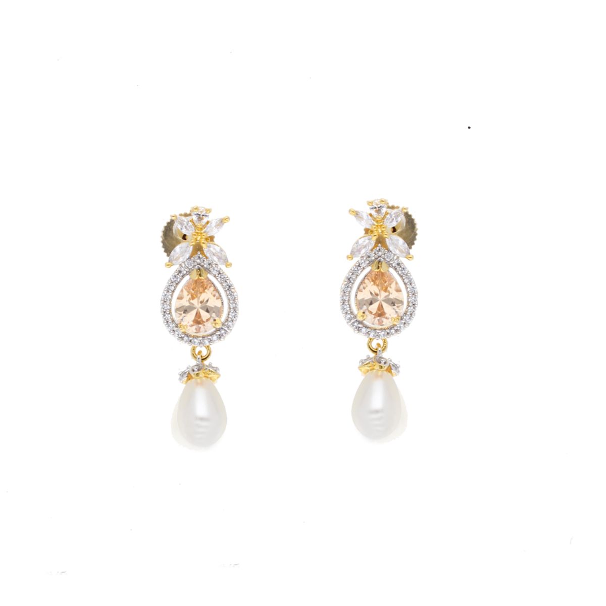 J Pearls Baani Pearl Set - Real Pearl Jewelry - Swadesiicart
