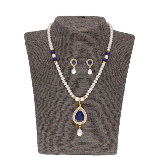 J Pearls Jaanvi Pearl Set - Real Pearl Jewelry - J Pearls