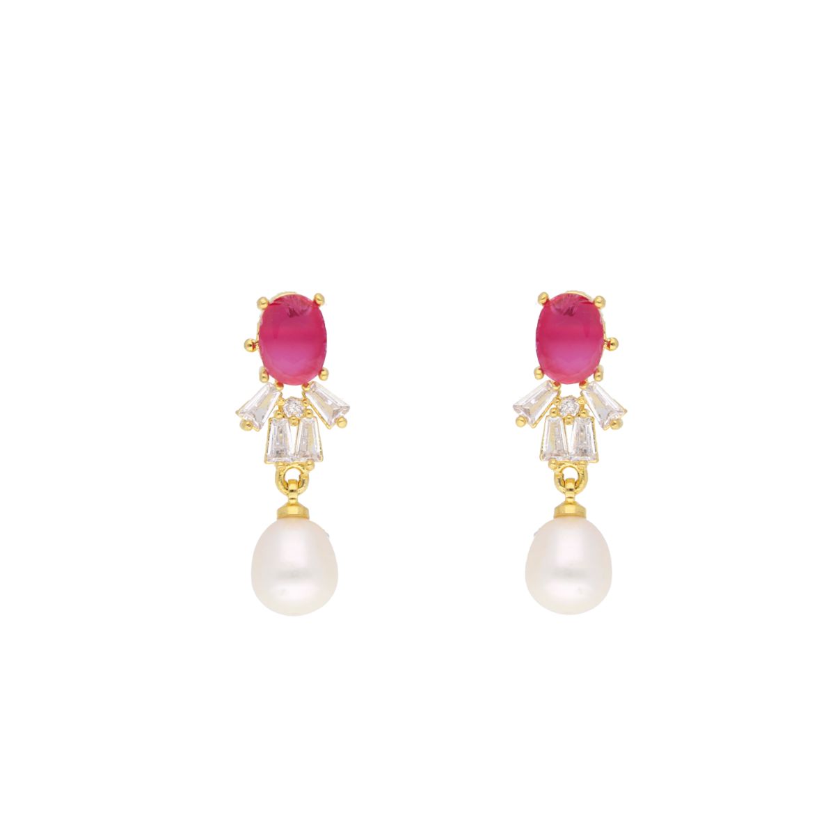 J Pearls Abdhija Pearl Set - Real Pearl Jewelry - Swadesiicart