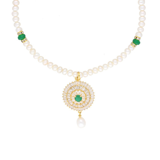 J Pearls Eeshvi Pearl Set - Real Pearl Jewelry - Swadesiicart