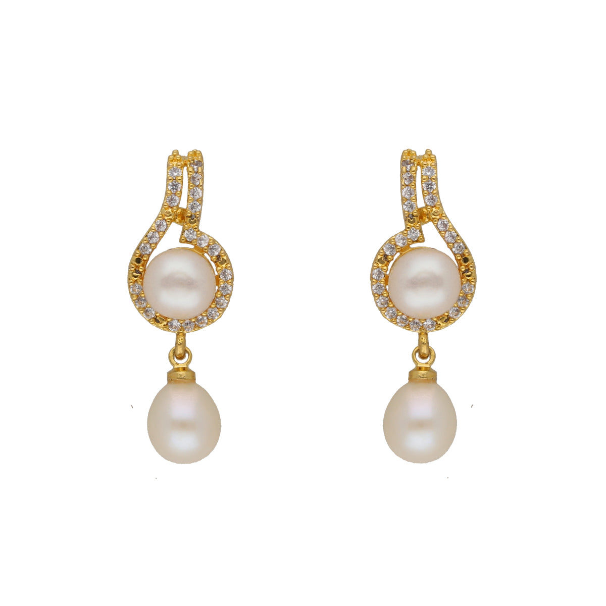 J Pearls Dharti 1 Line Pearl Sets - Real Pearl Jewelry - Swadesiicart