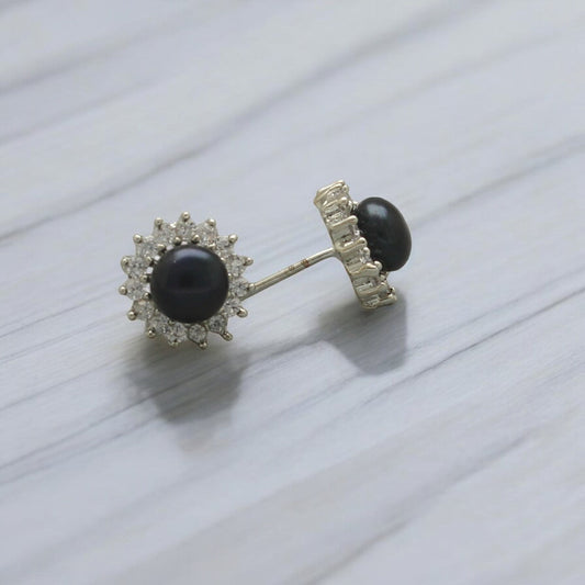 J Pearls Citran Pearl Earrings - Swadesiicart