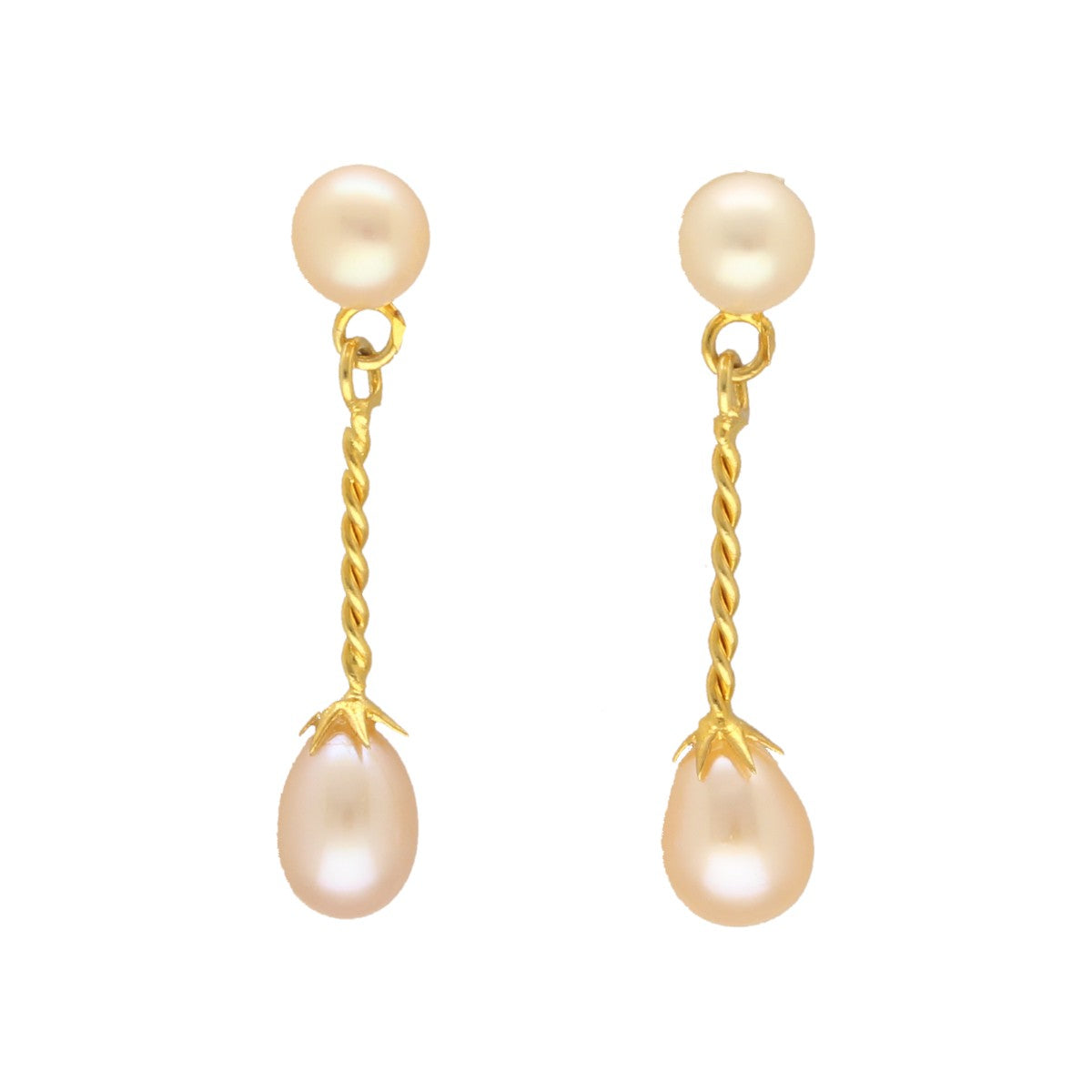 J Pearls Lunai Pearl Earrings - Swadesiicart