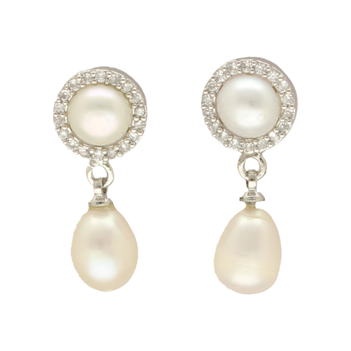 J Pearls Velis Pearl Earrings - Swadesiicart