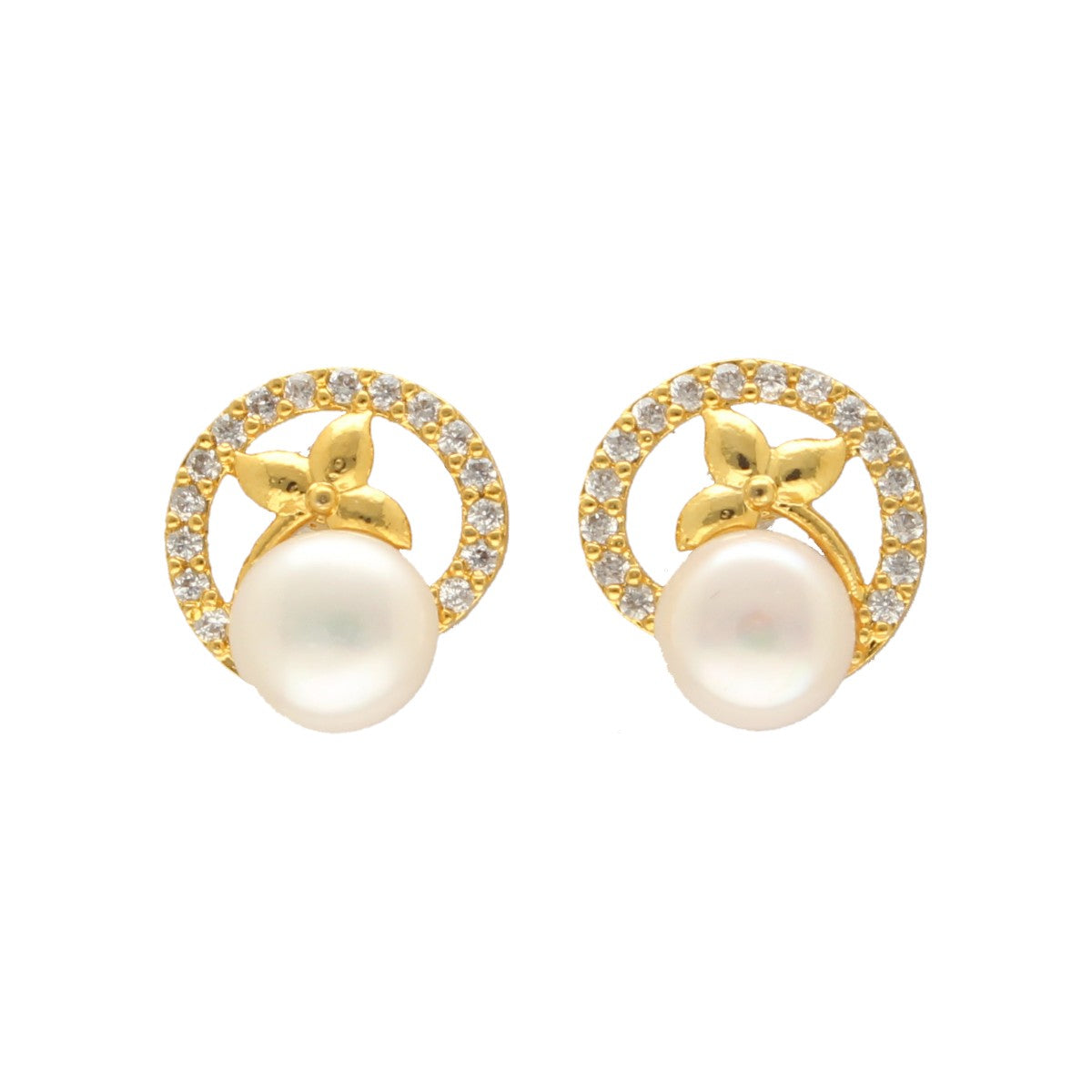 J Pearls Sorai Pearl Earrings - Swadesiicart