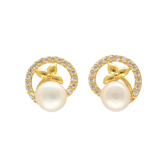 J Pearls Sorai Pearl Earrings - Swadesiicart