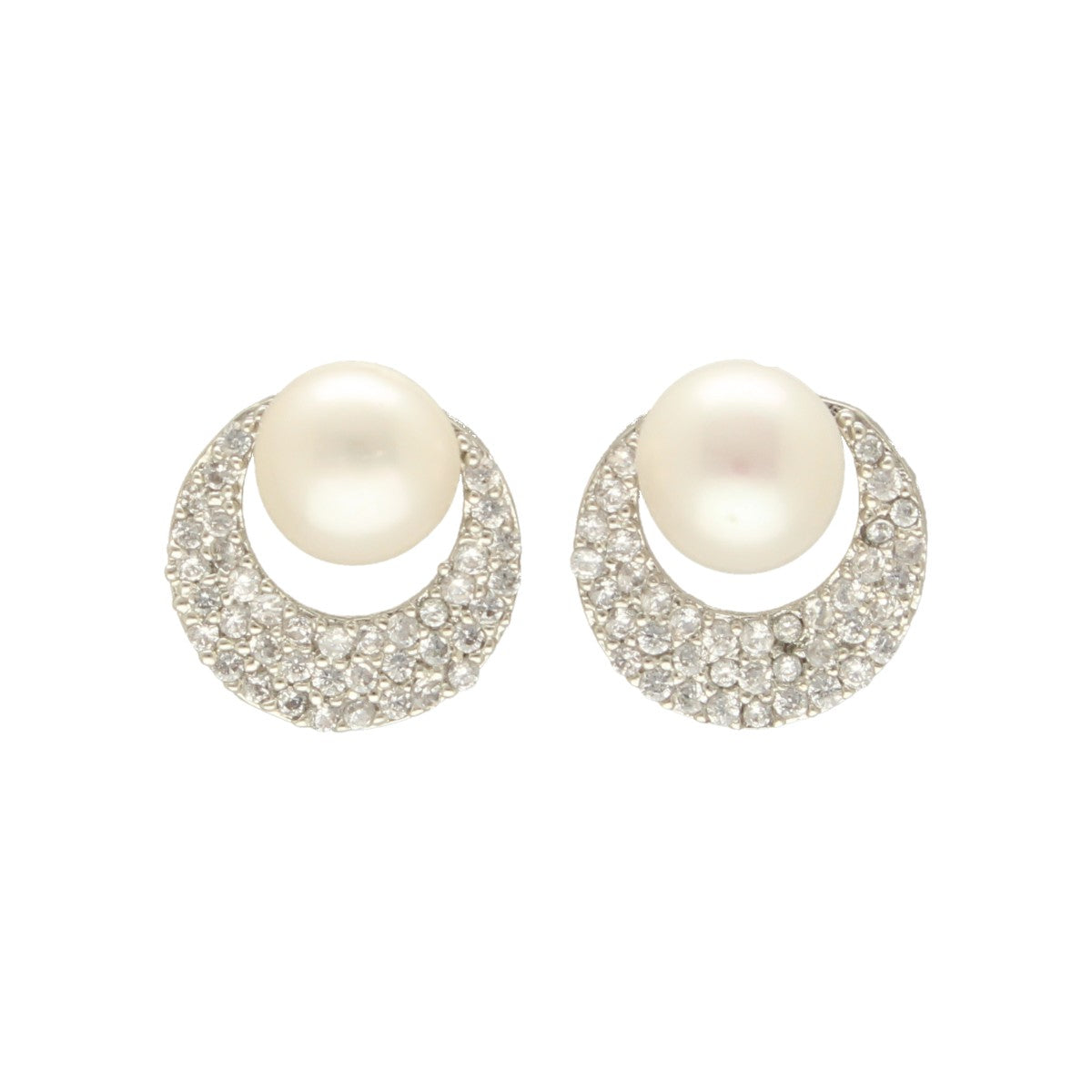 J Pearls Iraja Pearl Earrings - Swadesiicart