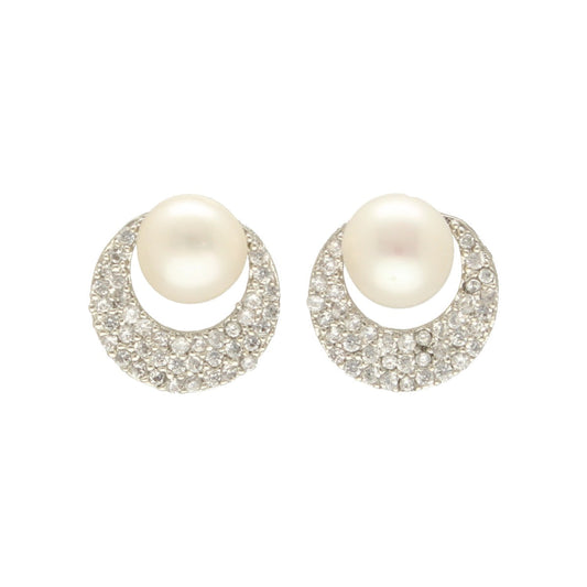 J Pearls Iraja Pearl Earrings - Swadesiicart