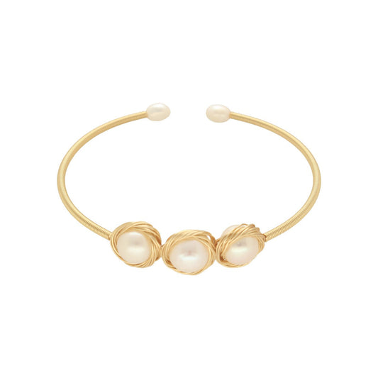 J Pearls Mallory Pearl Bracelet - Swadesiicart