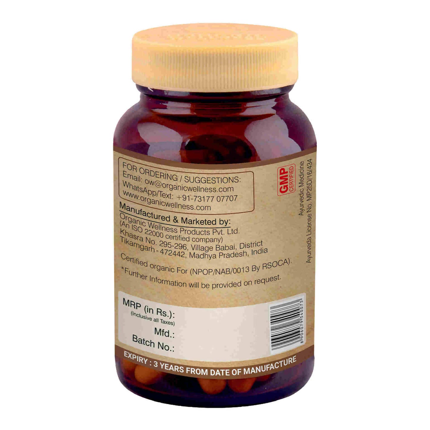 Organic Wellness Haritaki Capsules - Swadesiicart