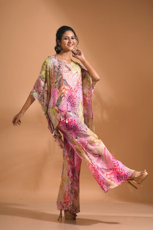 Morchari Short Top And Pant - Multi