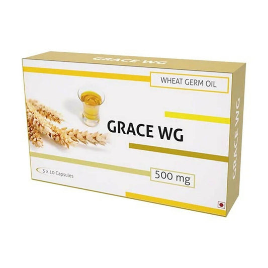Nutra Grace Wheat Germ Oil Capsules | Swadesiicart