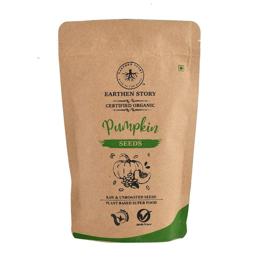 Earthen Story Certified Organic Raw Pumpkin Seeds | Swadesiicart