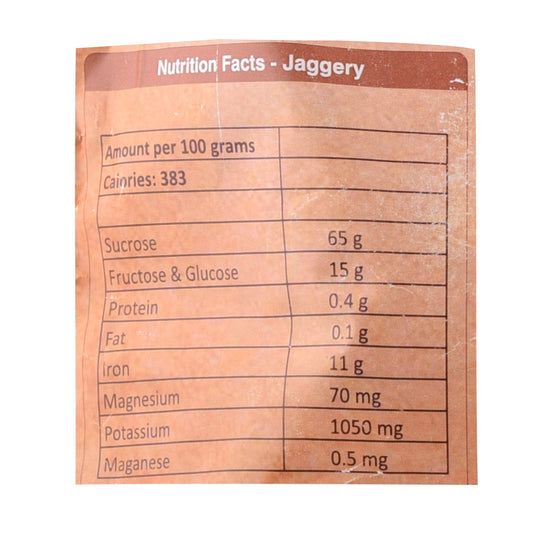 Organic Wellness Jaggery - Swadesiicart