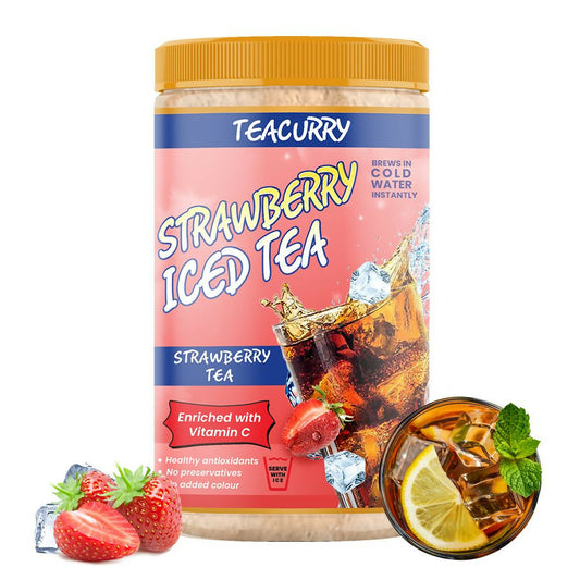 Teacurry Strawberry Instant Iced Tea Mix - Teacurry