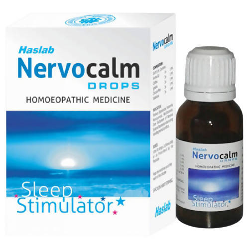 Haslab Homeopathy Nervocalm Sleep Stimulator Drops - Swadesiicart
