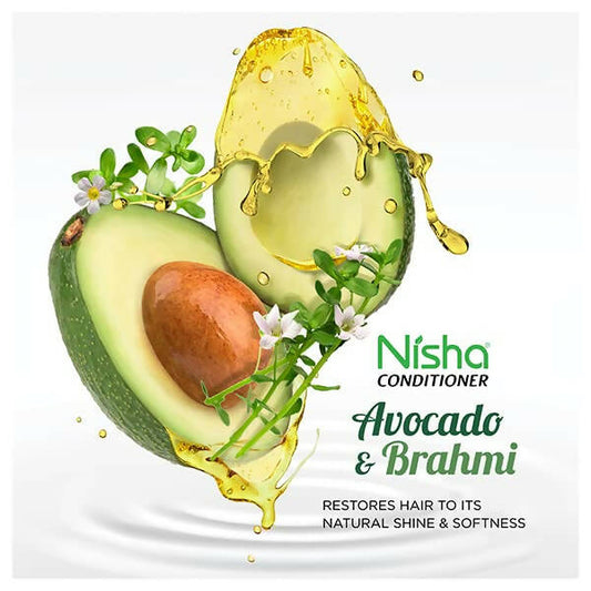 Nisha Healthy and Shiny Hair Conditioner with Avocado and Brahmi Oils - Swadesiicart