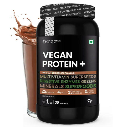 Carbamide Forte Vegan Protein+ Powder | Swadesiicart