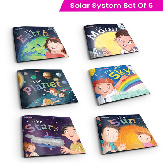 Jolly Kids The Solar System Books Set of 6| Part of: Knowledge Encyclopedia For Children Ages 4-10 Years - Swadesiicart